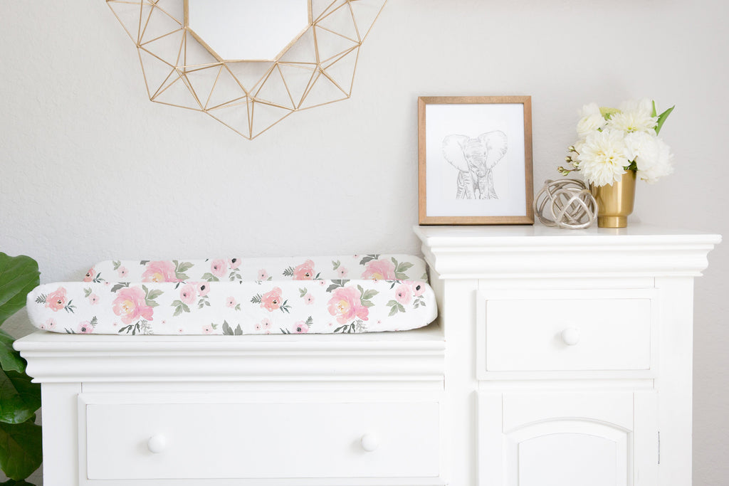 Changing Pad Cover - Floral