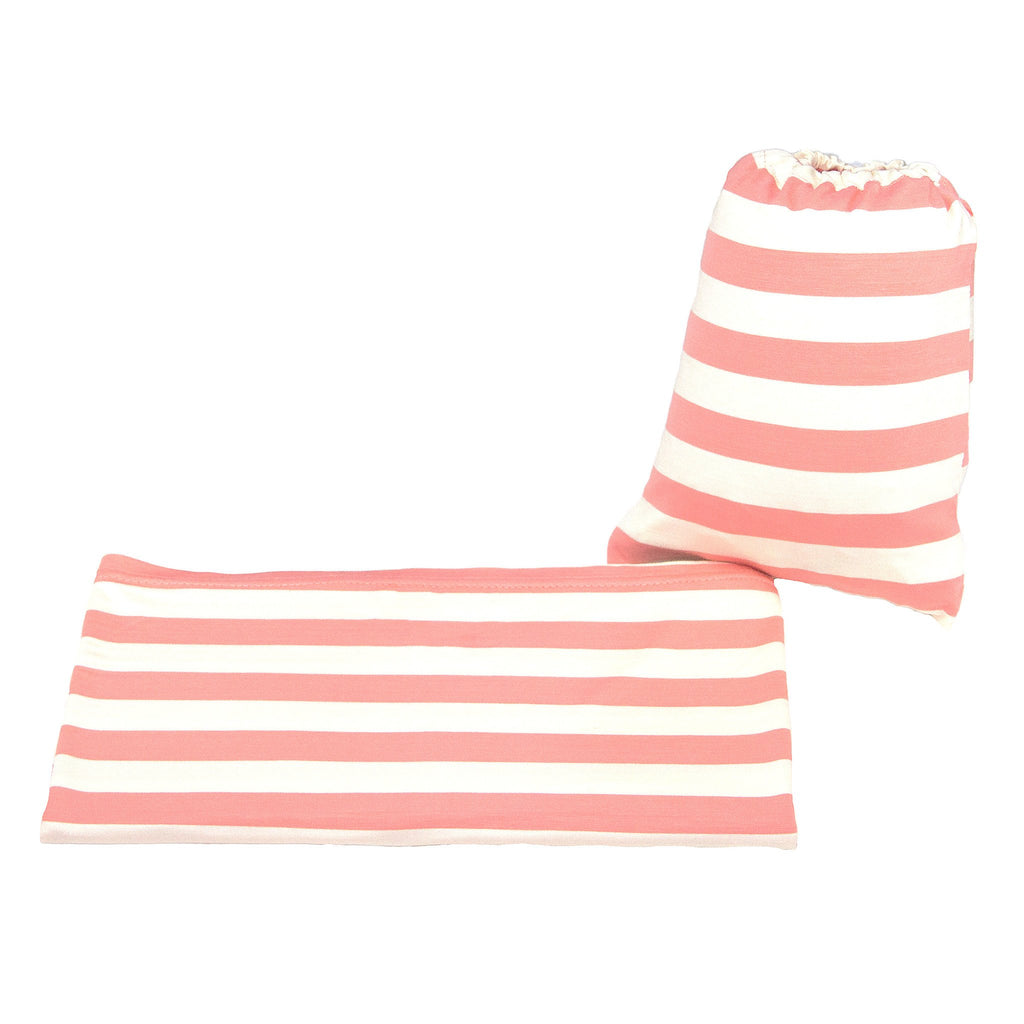 CREAM & PEACH STRIPE