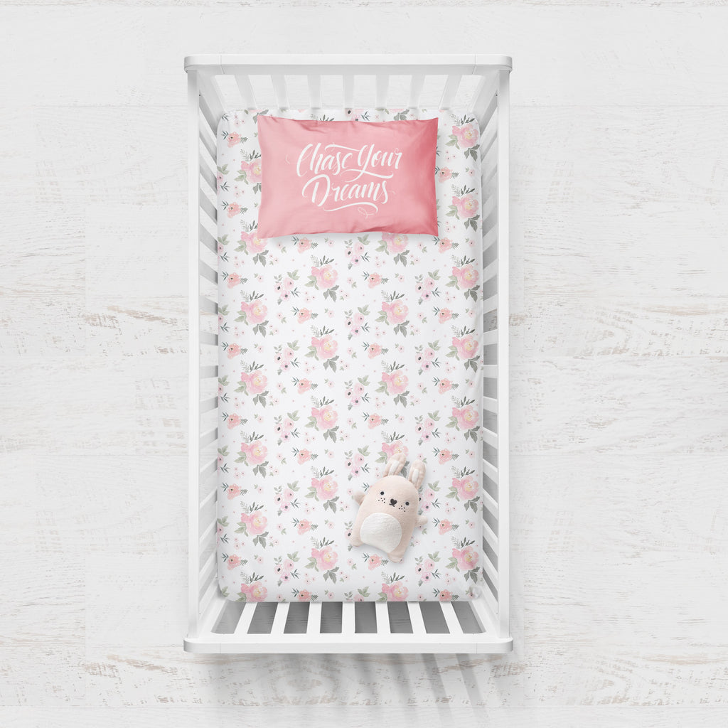 Floral Crib Sheet