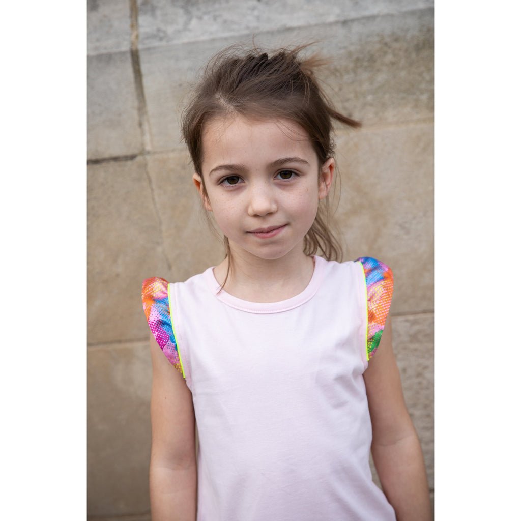 Pink Ruffle Top