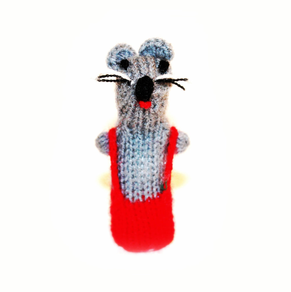 Cute Little Mouse (grey & red)