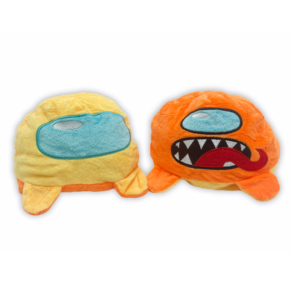 Personalized with Name Reversible AMONG US Plushie Toys, Double-Sided Flip Stuffed Animals Doll Gifts Figure Toys for Game Fans , Creative